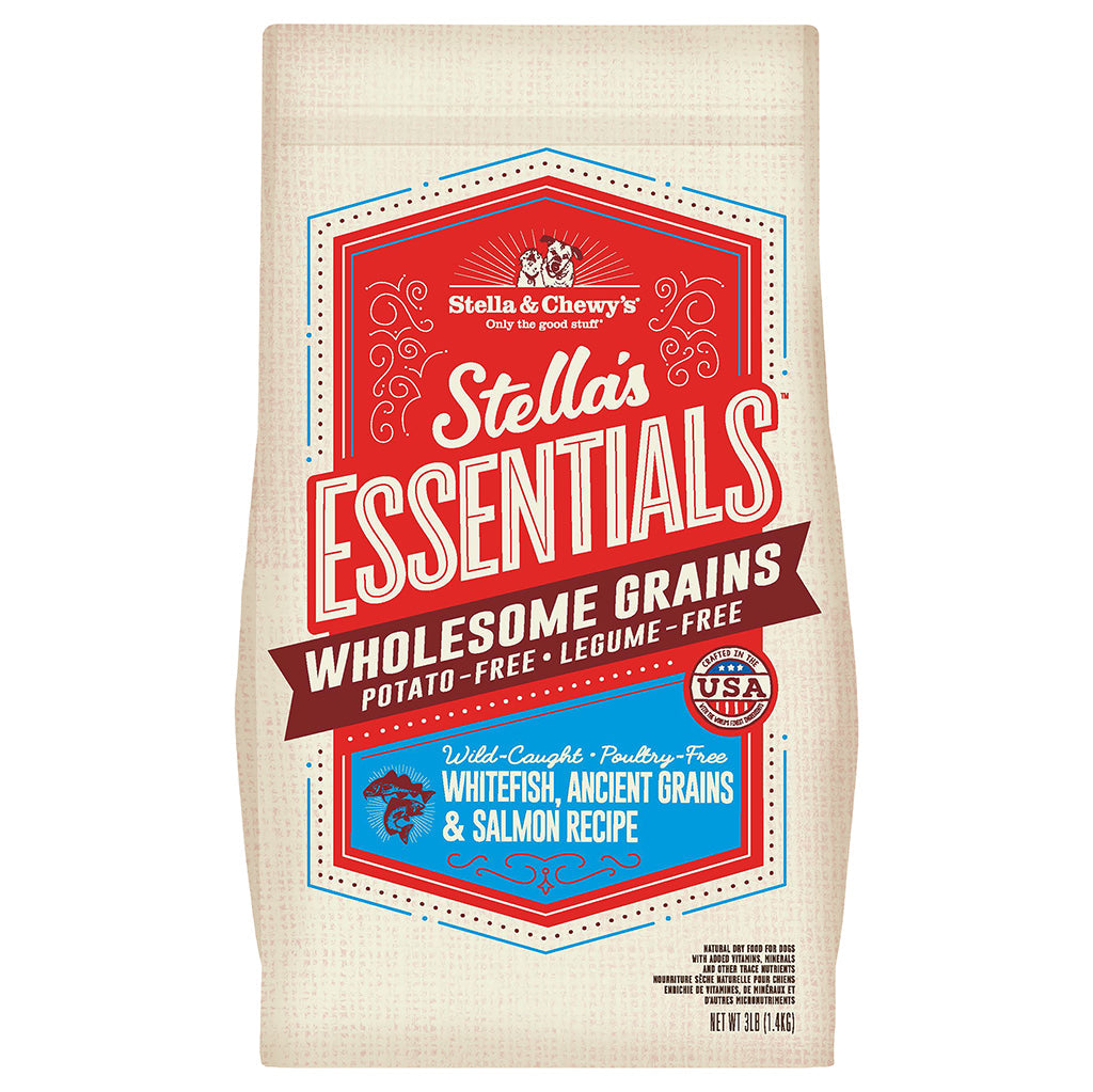 Stella & Chewy's Essentials Whitefish Ancient Grain Dry Dog Food - 3 lbs  