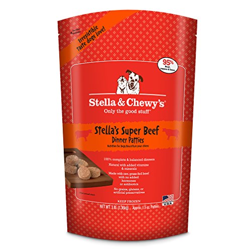 Stella & Chewy's Frozen Dog Food Dinner Patties Beef - 3 lbs  