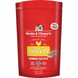 Stella & Chewy's Frozen Dog Food Dinner Patties Chicken - 6 lbs  