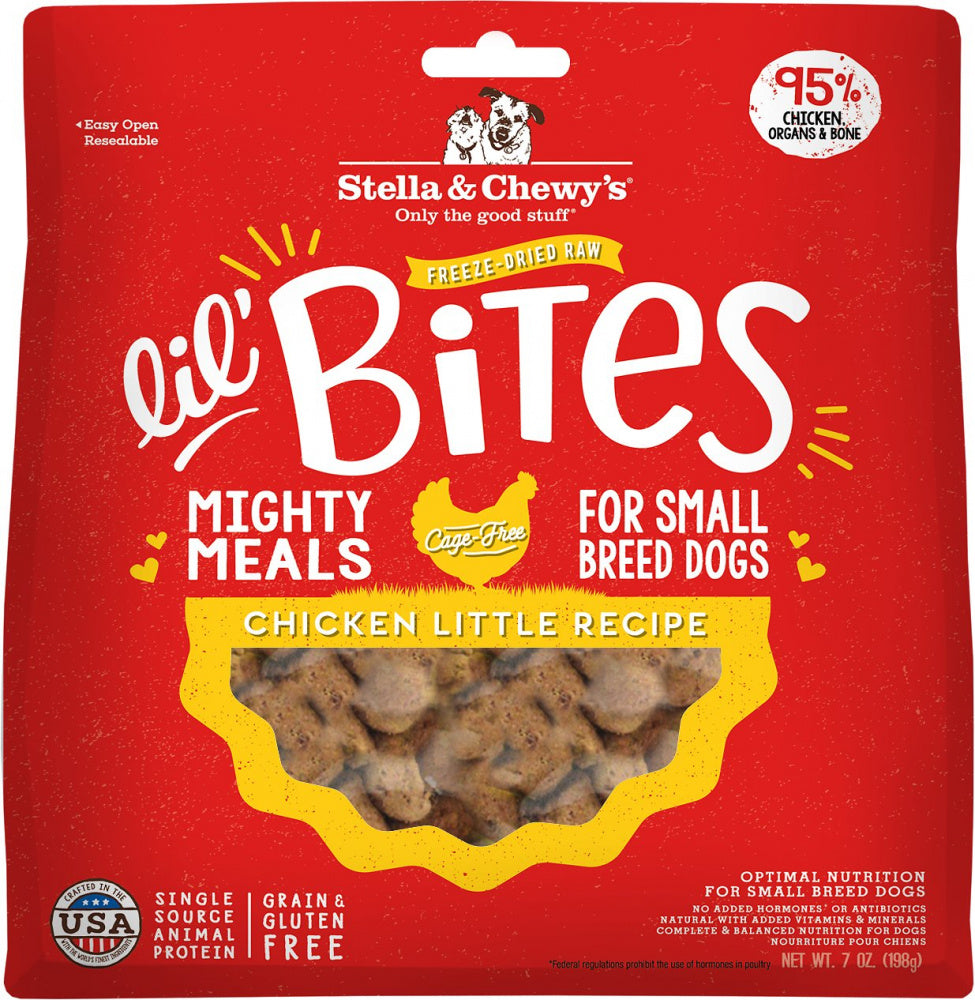 Stella & Chewy's Lil' Bites Chicken Freeze-Dried Dog Food - 7 Oz  