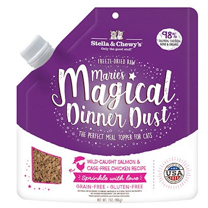 Stella & Chewy's Magical Dinner DST Salmon Freeze-Dried Cat Food - 7 Oz  