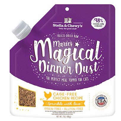 Stella & Chewy's Maries Magical Dinner Dust Chicken Freeze-Dried Cat Food - 7 Oz