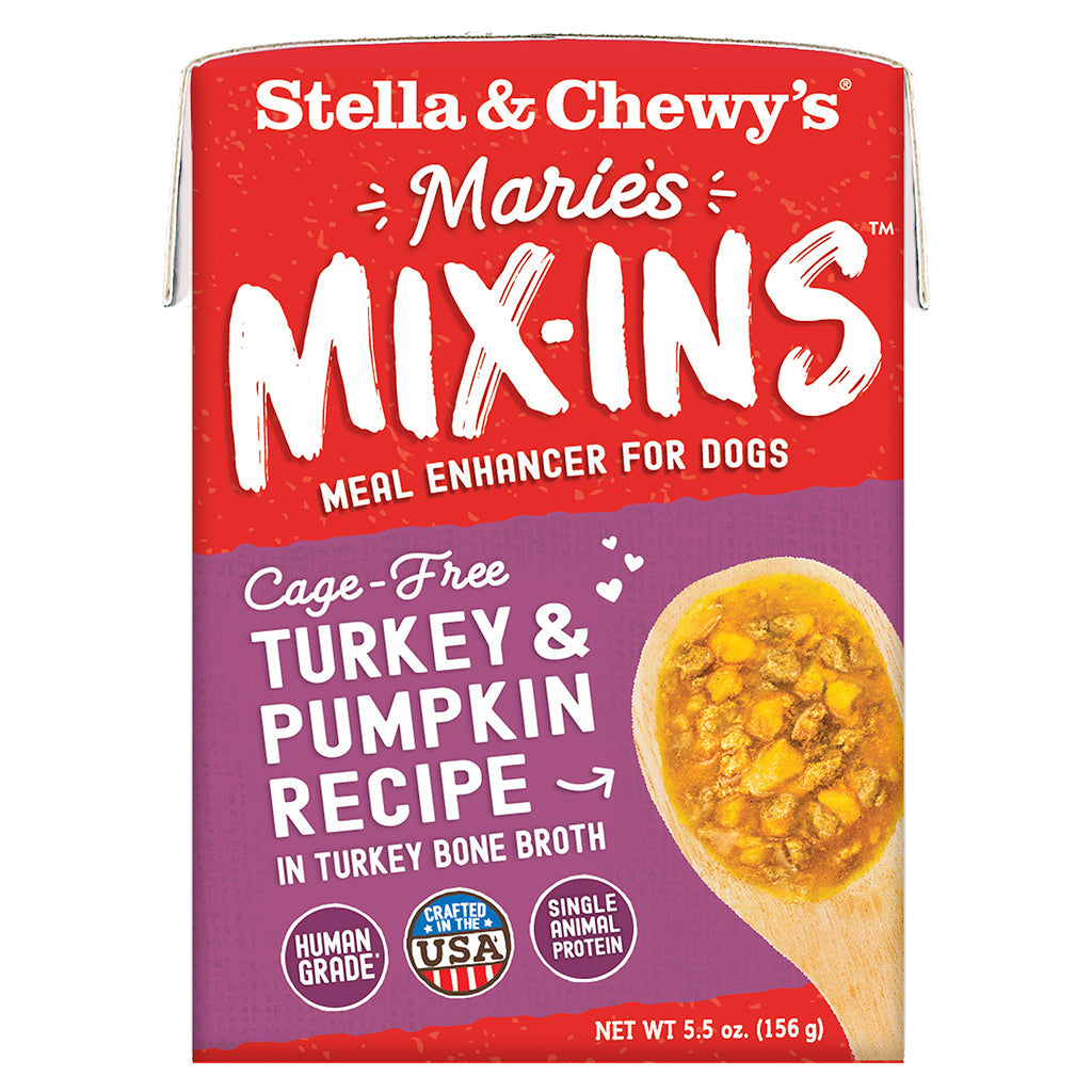 Stella & Chewy's Marie's Mix Turkey and Pumpkin Canned Dog Food - 5.5 Oz - Case of 12  