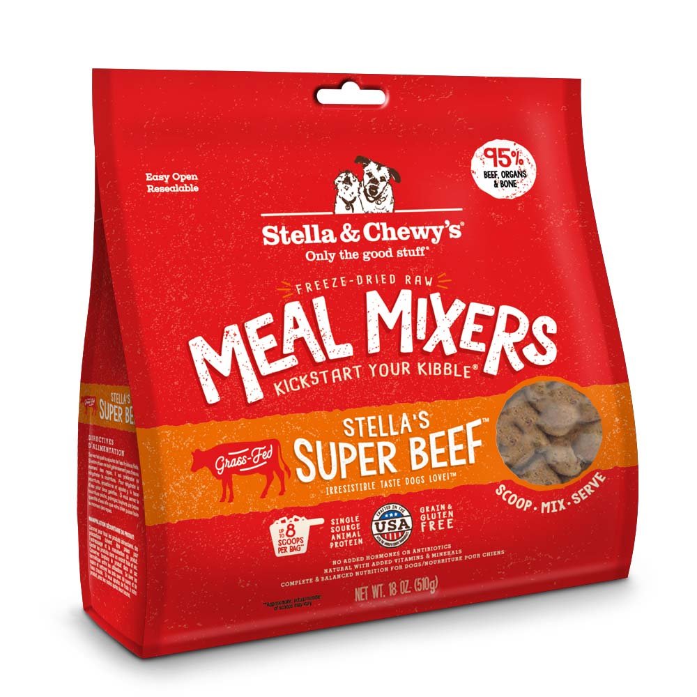 Stella & Chewy's Mixers Beef Freeze-Dried Dog Food - 18 Oz  