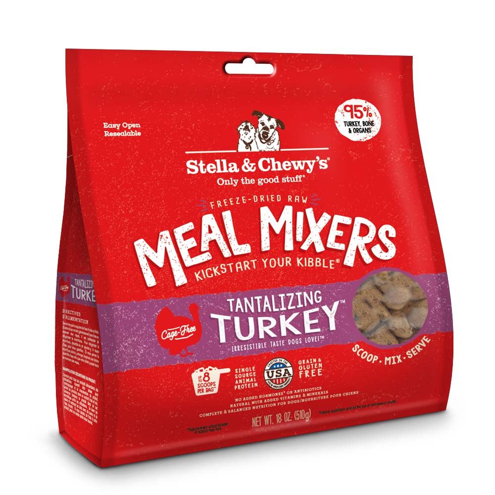 Stella & Chewy's Mixers Turkey Freeze-Dried Dog Food - 18 Oz  