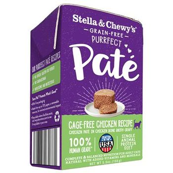 Stella & Chewy's Purrrfect Pate Chicken Canned Cat Food - 5.5 Oz - Case of 12  