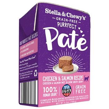 Stella & Chewy's Purrrfect Pate Chicken Salmon Canned Cat Food - 5.5 Oz - Case of 12  