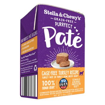 Stella & Chewy's Purrrfect Pate Turkey Canned Cat Food - 5.5 Oz - Case of 12  