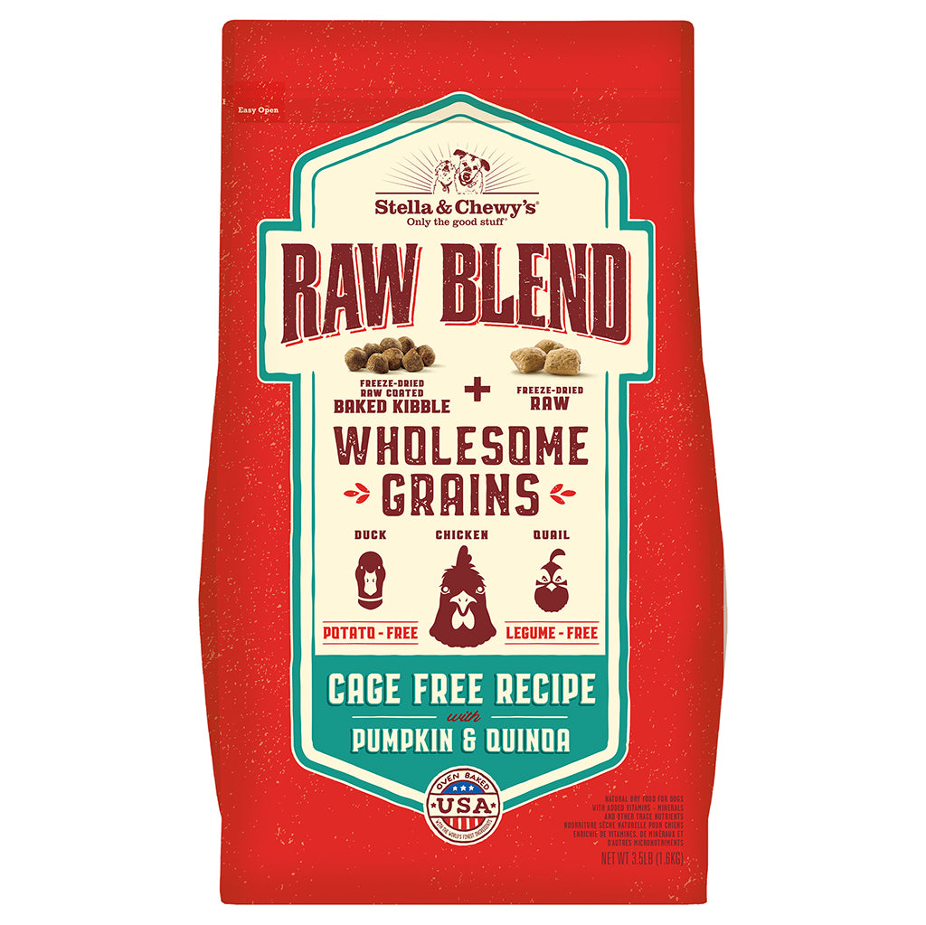 Stella & Chewy's Raw Blend Wholesome Cage Free Dry Dog Food - 3.5 lb  