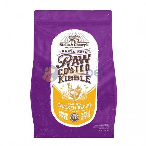 Stella & Chewy's Raw Coated Chicken Dry Cat Food- 10 lbs  