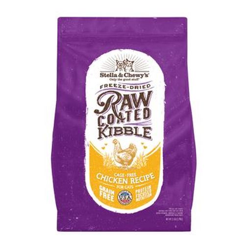 Stella & Chewy's Raw Coated Chicken Dry Cat Food- 5 lbs  