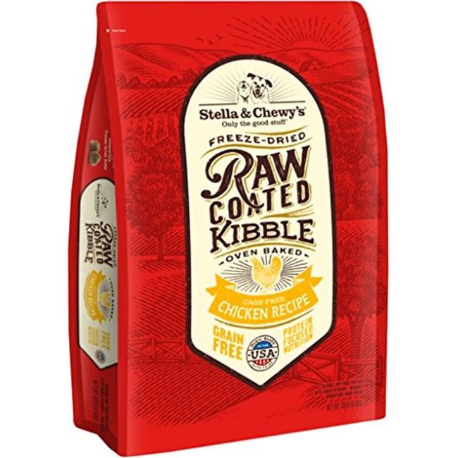 Stella & Chewy's Raw Coated Chicken Dry Dog Food - 22 lbs  