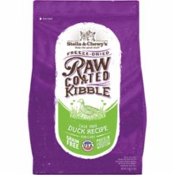 Stella & Chewy's Raw Coated Duck Dry Cat Food- 5 lbs  