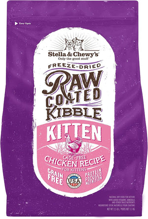 Stella & Chewy's Raw Coated Kitten Cage-Free Chicken Dry Cat Food - 2.5 Lbs