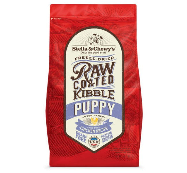 Stella & Chewy's Raw Coated Puppy Chicken Dry Dog Food - 22 lbs  