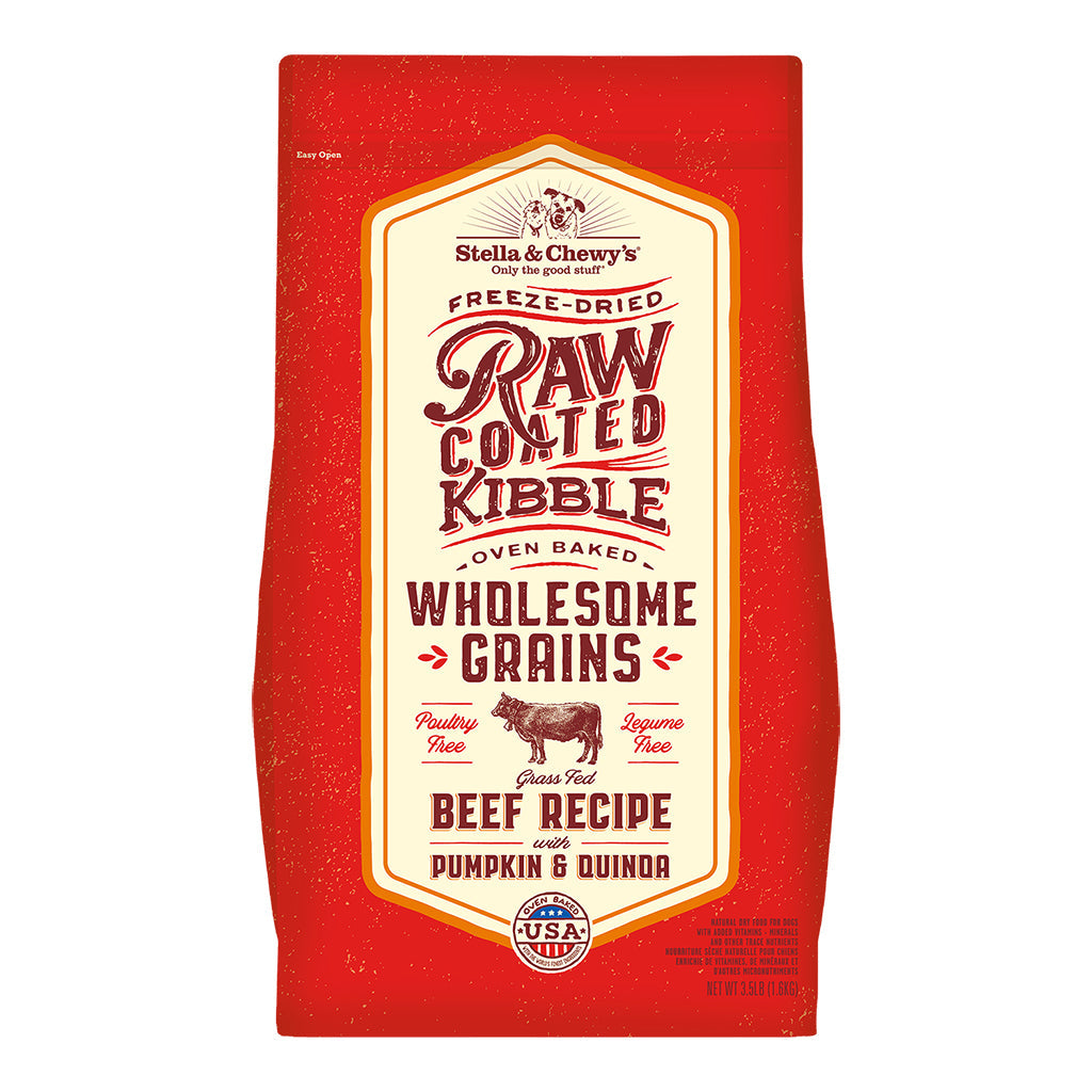 Stella & Chewy's Raw Coated Wholesome Beef Dry Dog Food - 3.5 lbs  