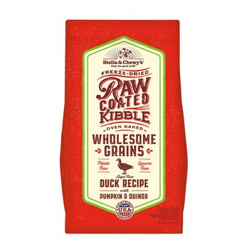 Stella & Chewy's Raw Coated Wholesome Duck Dry Dog Food - 22 lbs