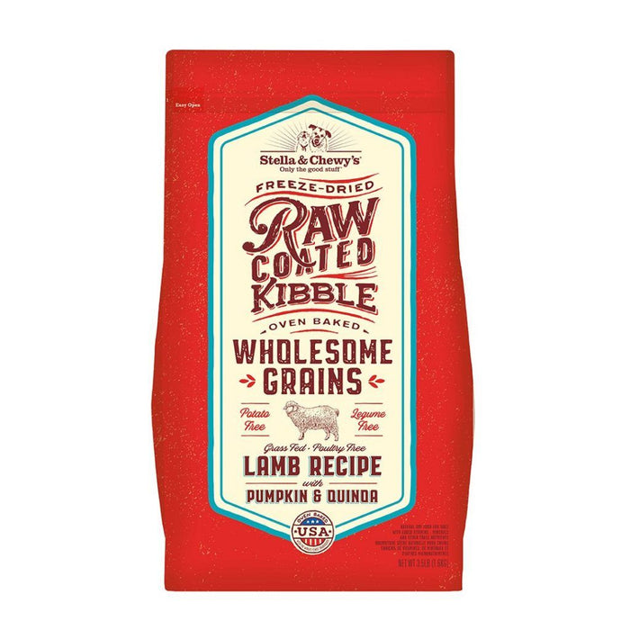 Stella & Chewy's Raw Coated Wholesome Lamb Dry Dog Food - 3.5 lbs
