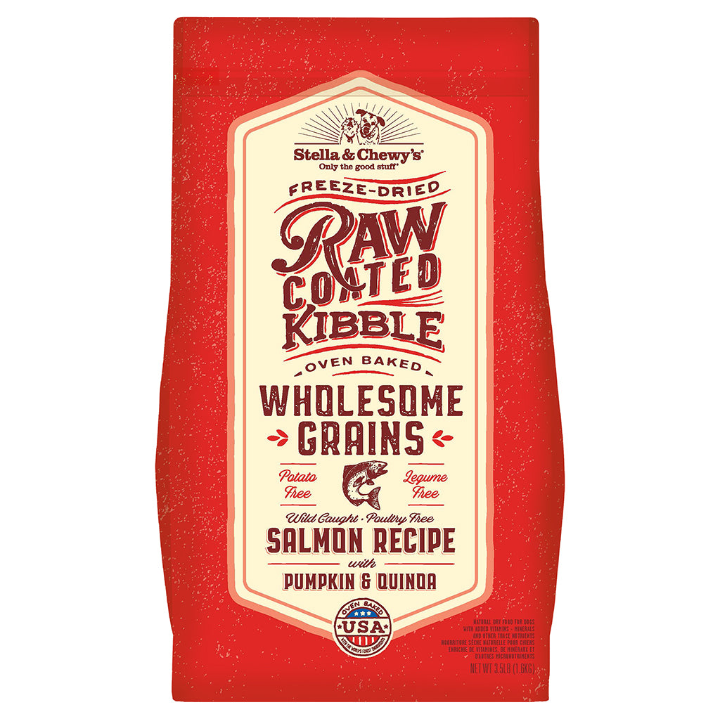 Stella & Chewy's Raw Coated Wholesome Salmon Dry Dog Food - 3.5 lbs  