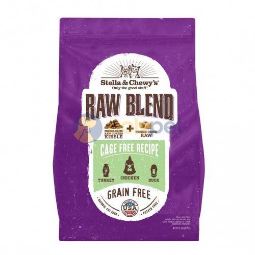 Stella & Chewy's Raw Poultry Blend Dry Cat Food- 10 lbs  