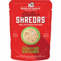 Stella & Chewy's Shredders Chicken Duck Wet Dog Food - 2.8 Oz - Case of 24  