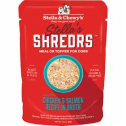 Stella & Chewy's Shredders Chicken Salmon Wet Dog Food - 2.8 Oz - Case of 24  