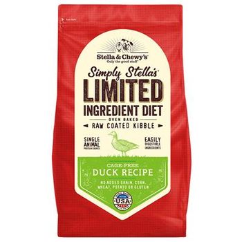 Stella & Chewy's Simple Limited Ingredient Diet Duck Dry Dog Food - 22 lbs  