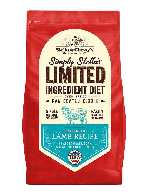 Stella & Chewy's Simple Limited Ingredient Diet Lamb Dry Dog Food - 3.5 lbs  