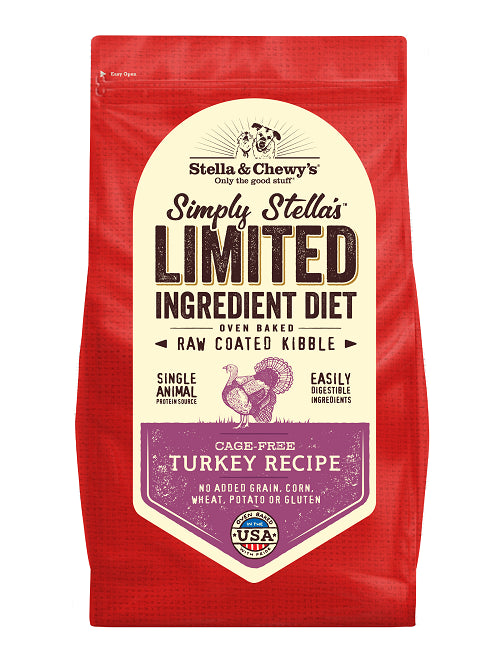 Stella & Chewy's Simple Limited Ingredient Diet Turkey Dry Dog Food - 3.5 lbs  