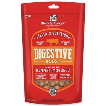 Stella & Chewy's Solutions Digestive Boost Beef Freeze-Dried Dog Food - 13 Oz  