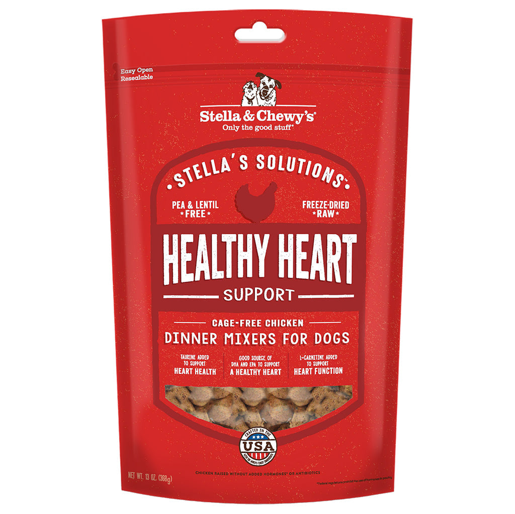 Stella & Chewy's Solutions Heart Support Chicken Freeze-Dried Dog Food - 13 Oz  