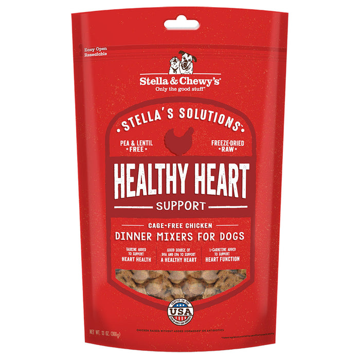 Stella & Chewy's Solutions Heart Support Chicken Freeze-Dried Dog Food - 13 Oz