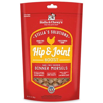 Stella & Chewy's Solutions Hip and Joint Boost Chicken Freeze-Dried Dog Food - 13 Oz  