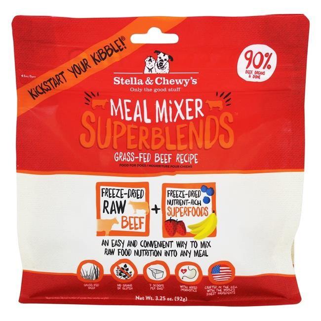 Stella & Chewy's Superblend Mixers Chicken Freeze-Dried Dog Food - 3.25 Oz  