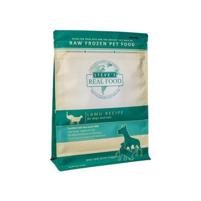 Steve's Real Food Dog and Cat Frozen Lamu Nuggets - 5 lbs  