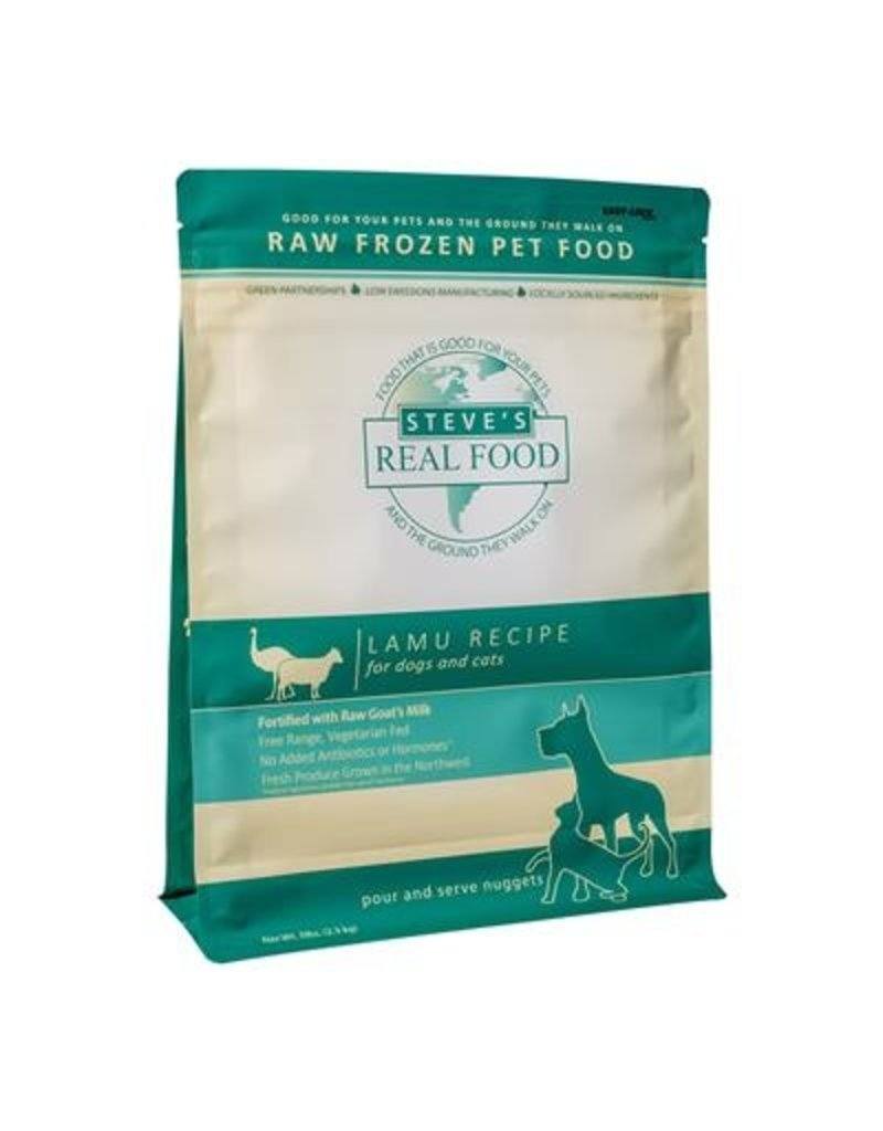 Steve's Real Food Dog and Cat Frozen Lamu Patties - 13.5 lbs  