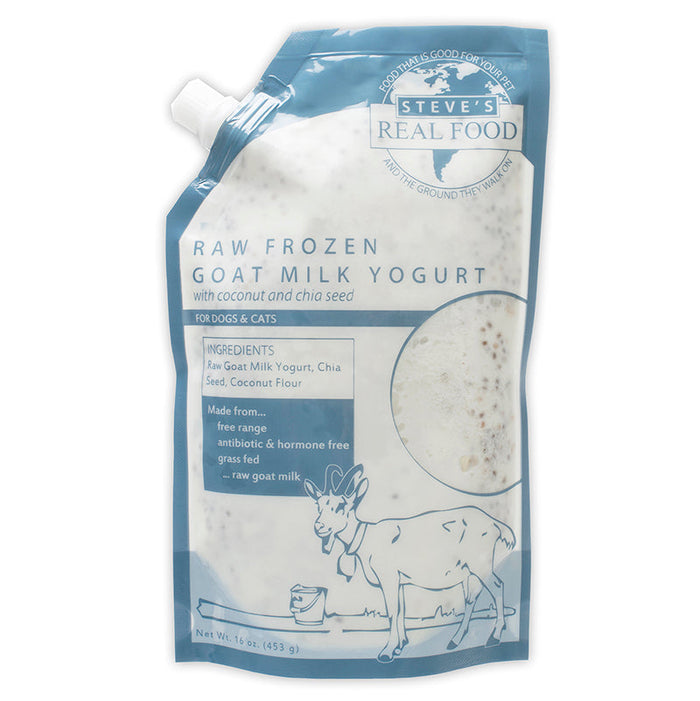 Steve's Real Food Dog and Cat Frozen Yogurt CHIAFREEZE - 16 Oz