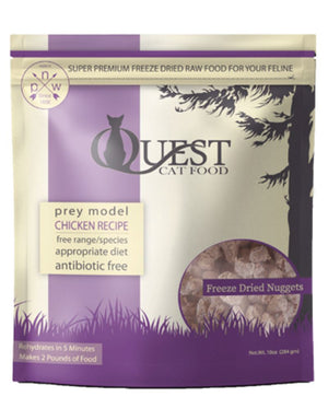 Steve's Real Food Quest Freeze-Dried Cat Food Nuggets Chicken - 10 Oz