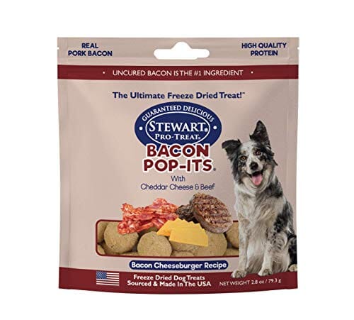 Stewart Bacon Pop-Its Freeze Dried Treats - Bacon/Cheesebur - 2.8 Oz  