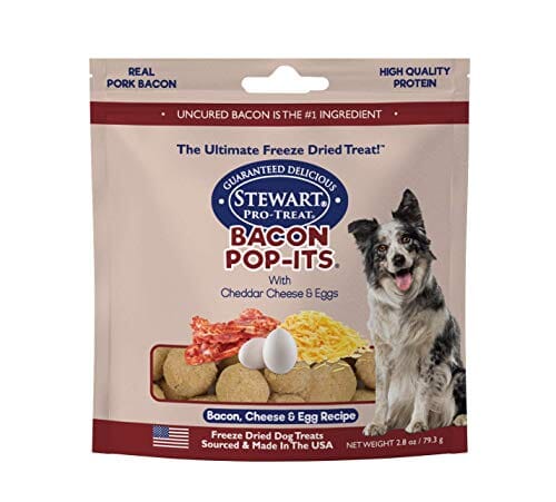 Stewart Bacon Pop-Its Freeze Dried Treats - Bacon/Cheese/Eg - 2.8 Oz  