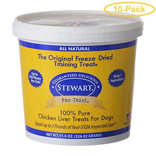 Stewart Pro-Treat Freeze Dried Dog Treats - Chicken Liver - 11.5 Oz