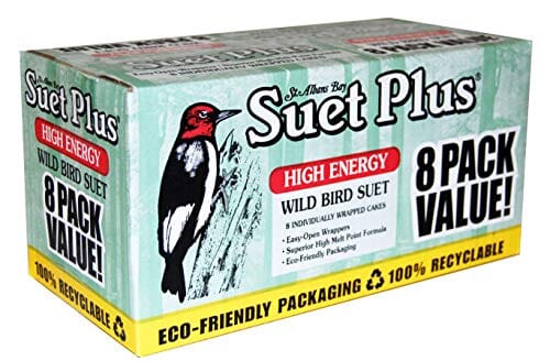 Suet Cakes Plus High Energy Value Pack Wild Bird Food - High Energy - 8 Pack