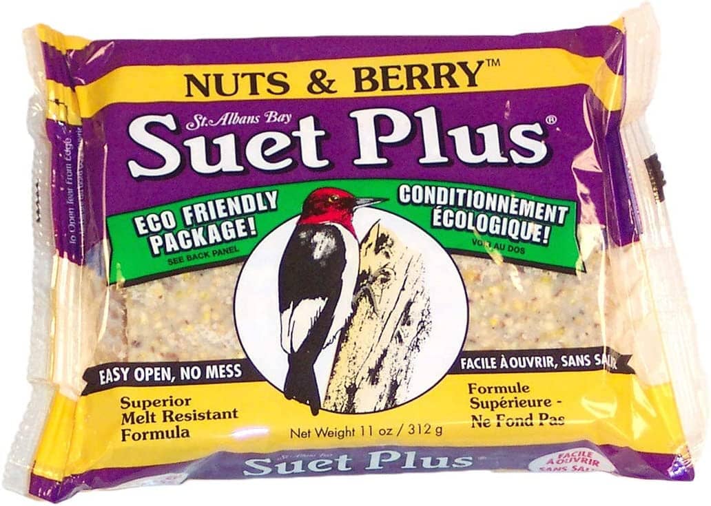 Suet Cakes Plus Nuts & Berry Blend Suet Cakes Wild Bird Food - Nuts/Berry - 11 Oz  