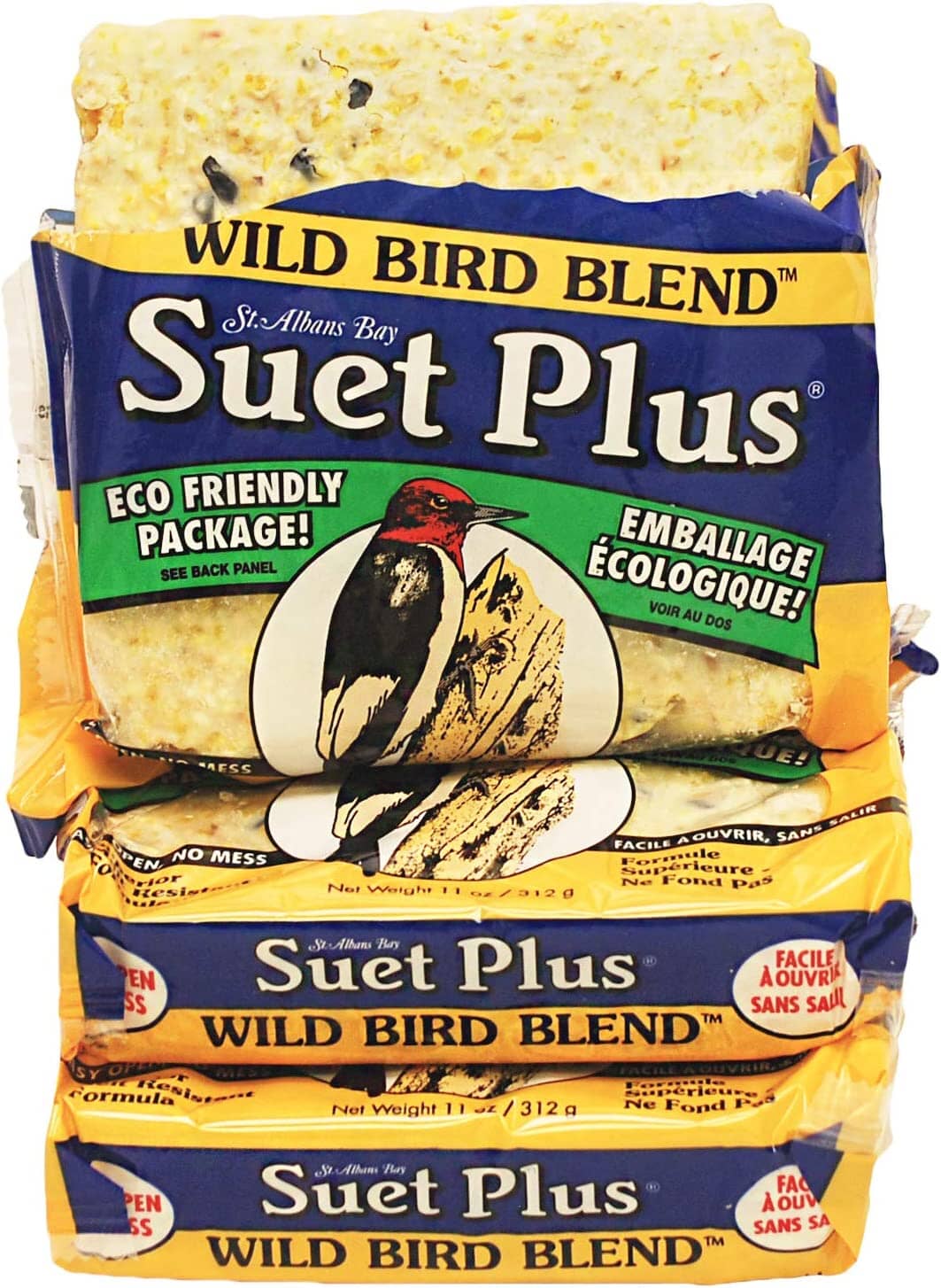 Suet Cakes Plus Wild Bird Blend Suet Cakes Wild Bird Food - Wildbird - 11 Oz  