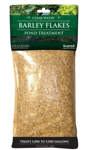 Summit Clear-Water Barley Straw Flakes Pond Treatment Pond Water Treatment Natural - 5000 Gal  