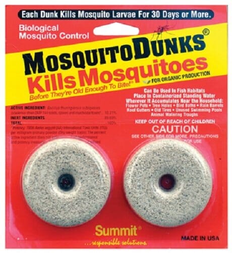 Summit Mosquito Dunks for Biological Mosquito Control Pond Water Treatment - 2 Pack