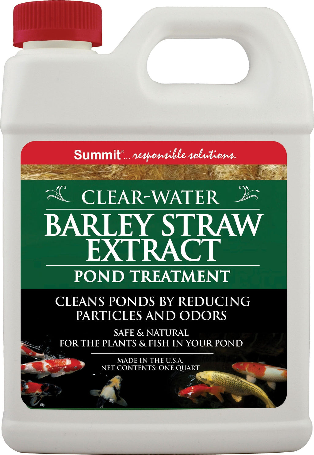 Summit Summit Barley Straw Extract Pond Water Treatment Natural - 32 Oz  