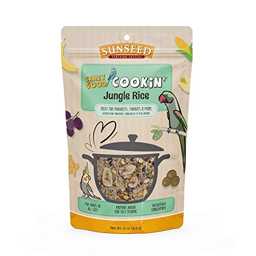 Sunseed Crazy Good Cookin' - Jungle Rice - 16 oz - Pack of 6  