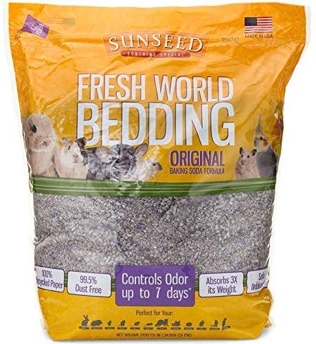 Sunseed Fresh World Bedding - Gray - 975 cu in - Pack of 3