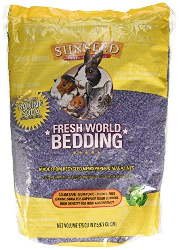 Sunseed Fresh World Bedding - Purple - 975 cu in - Pack of 3  